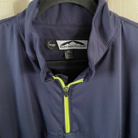 Sun Mountain Rainflex Men’s Golf Rainproof Weather Resistant Shirt, Size Med - Picture 7 of 16